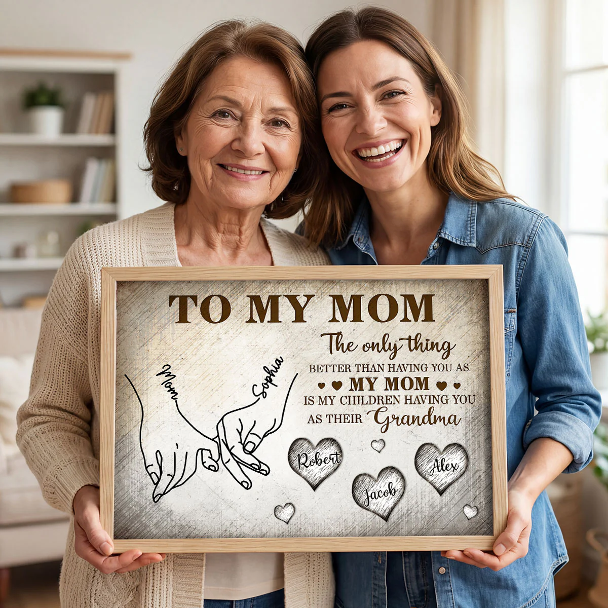 To My Mom The Only Thing - Personalized Poster - Mother's Day Gift For Mom, Grandma - Image 5