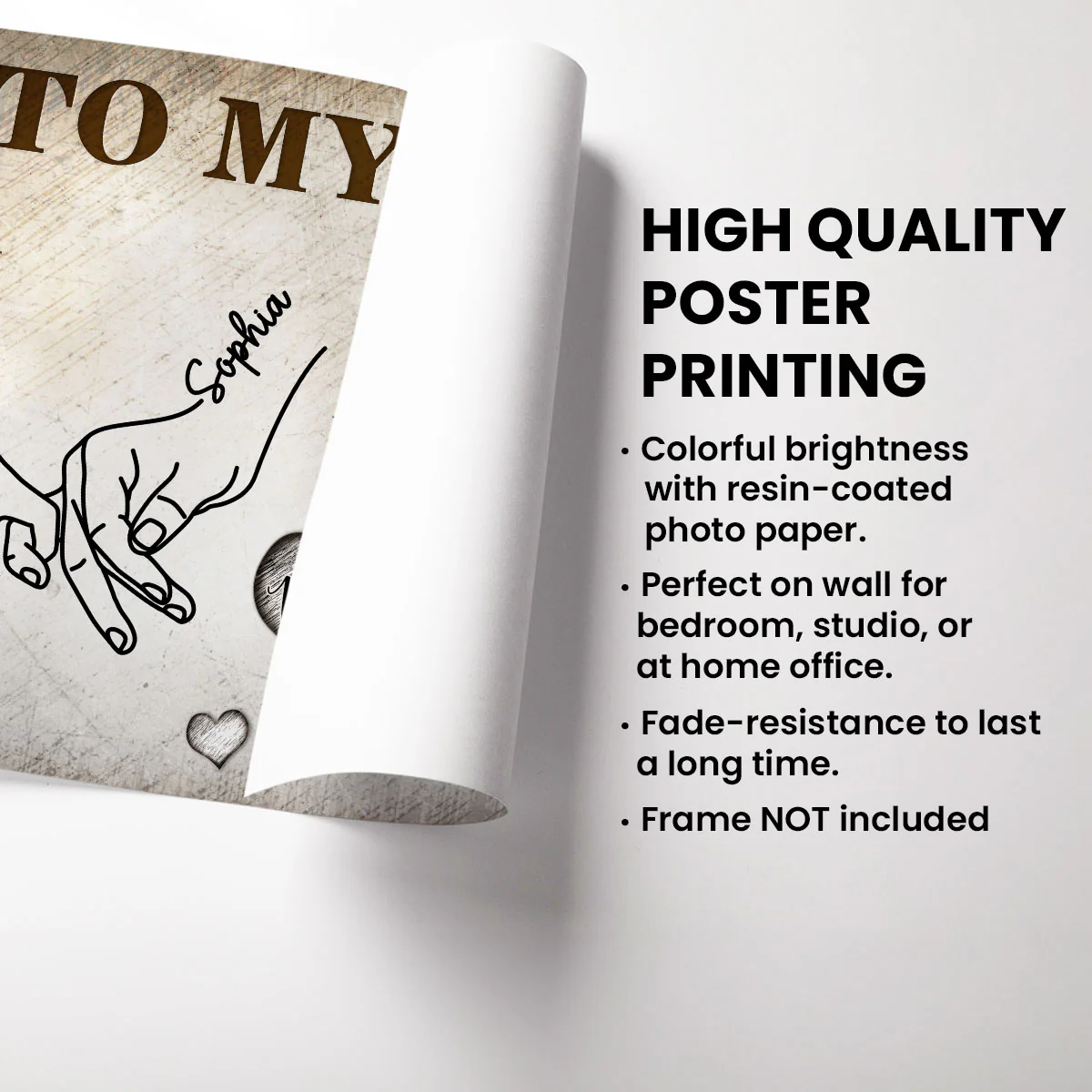 To My Mom The Only Thing - Personalized Poster - Mother's Day Gift For Mom, Grandma - Image 6