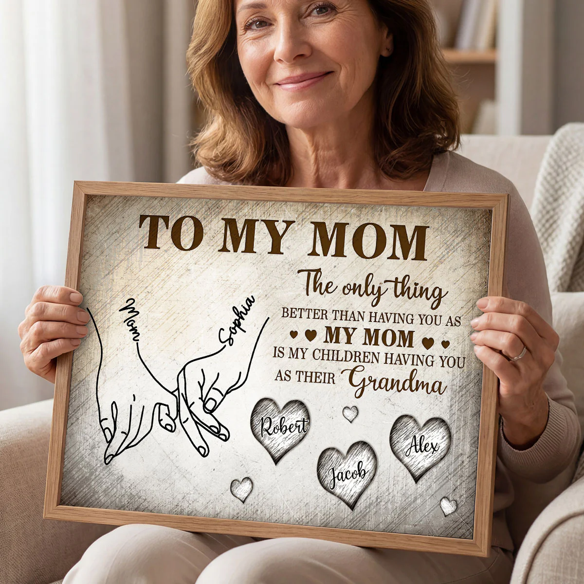 To My Mom The Only Thing - Personalized Poster - Mother's Day Gift For Mom, Grandma - Image 9