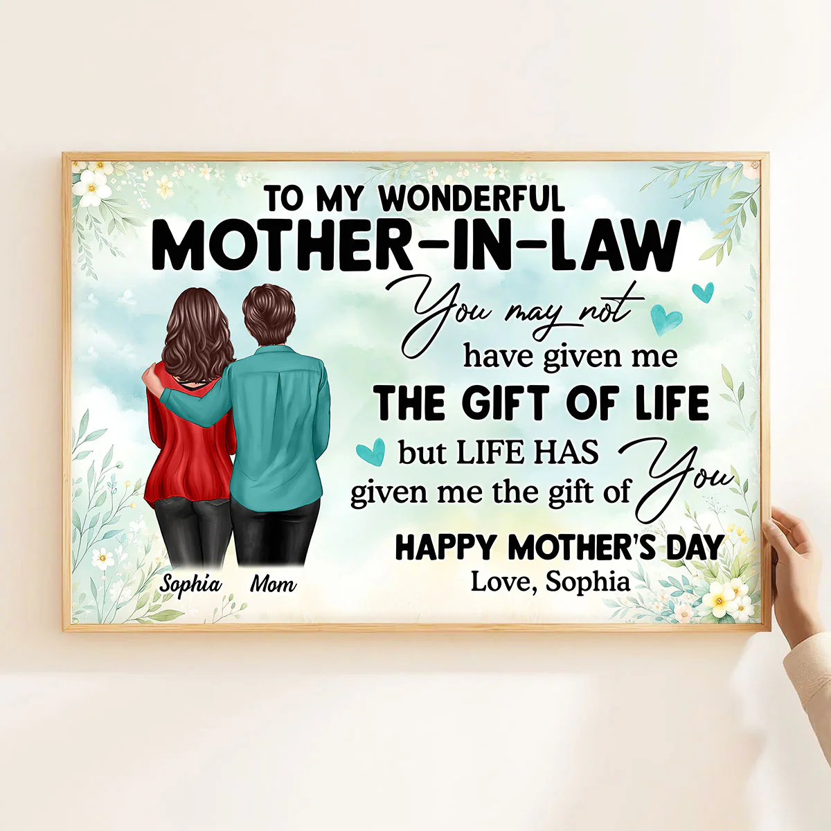To My Mother-In-Law Happy Mother's Day - Personalized Poster - Heartwarming Mother's Day Gift For Mother-In-Law - Image 4