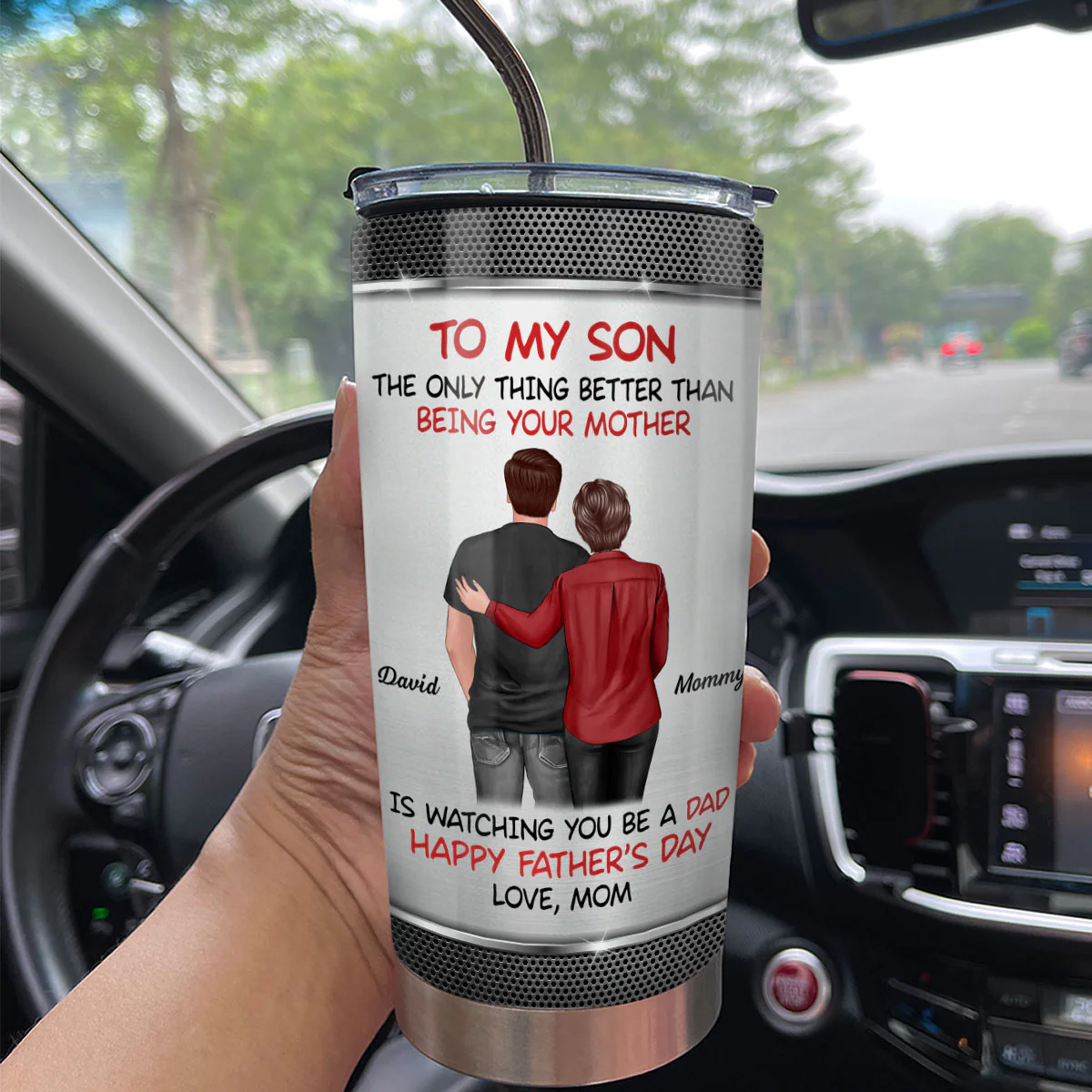 To My Son From Mom Personalized Tumbler| Heartfelt Father's Day Gift For Son - Image 8