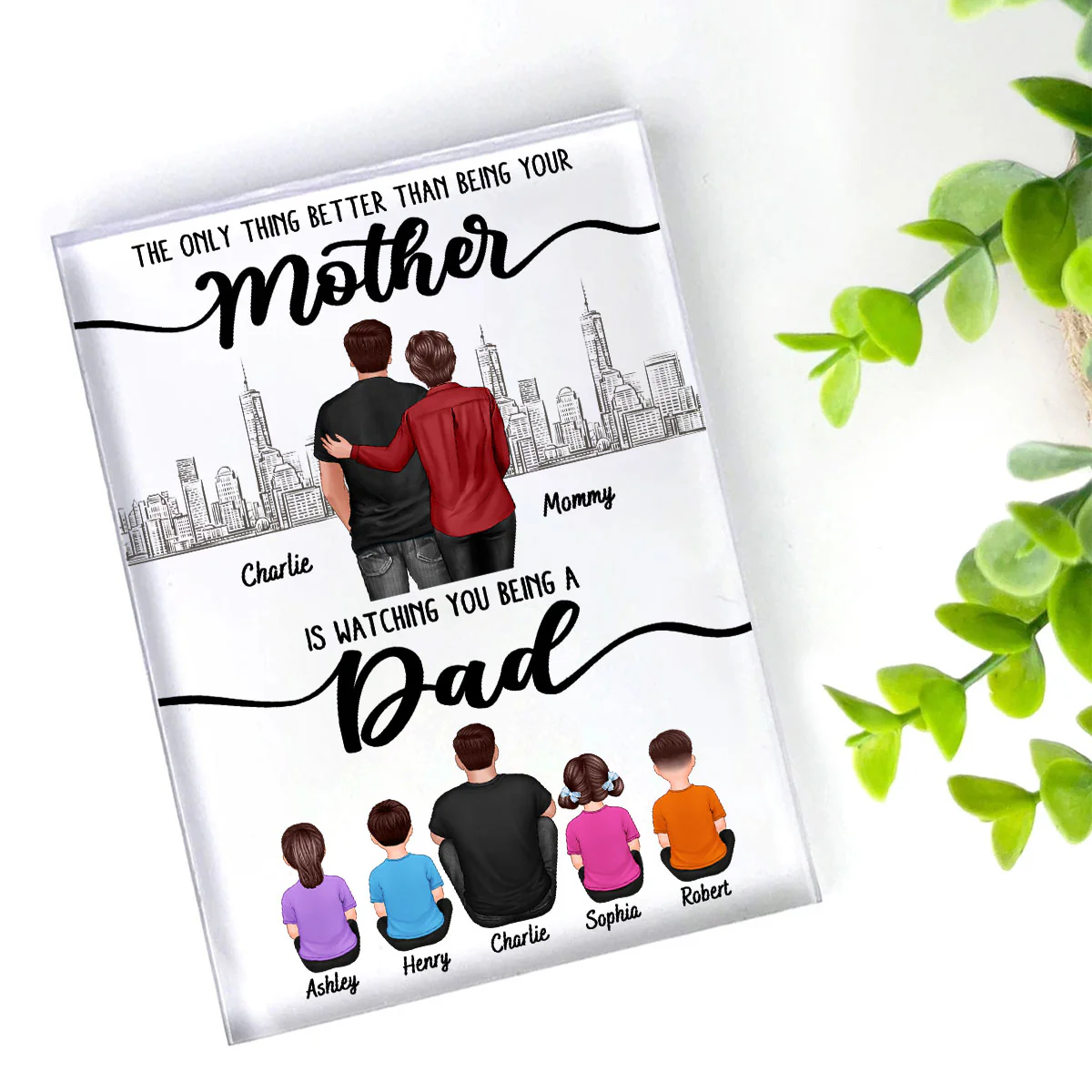 To My Son From Mom The Only Thing Better Than Personalized Acrylic Block, Father's day gift - Image 7