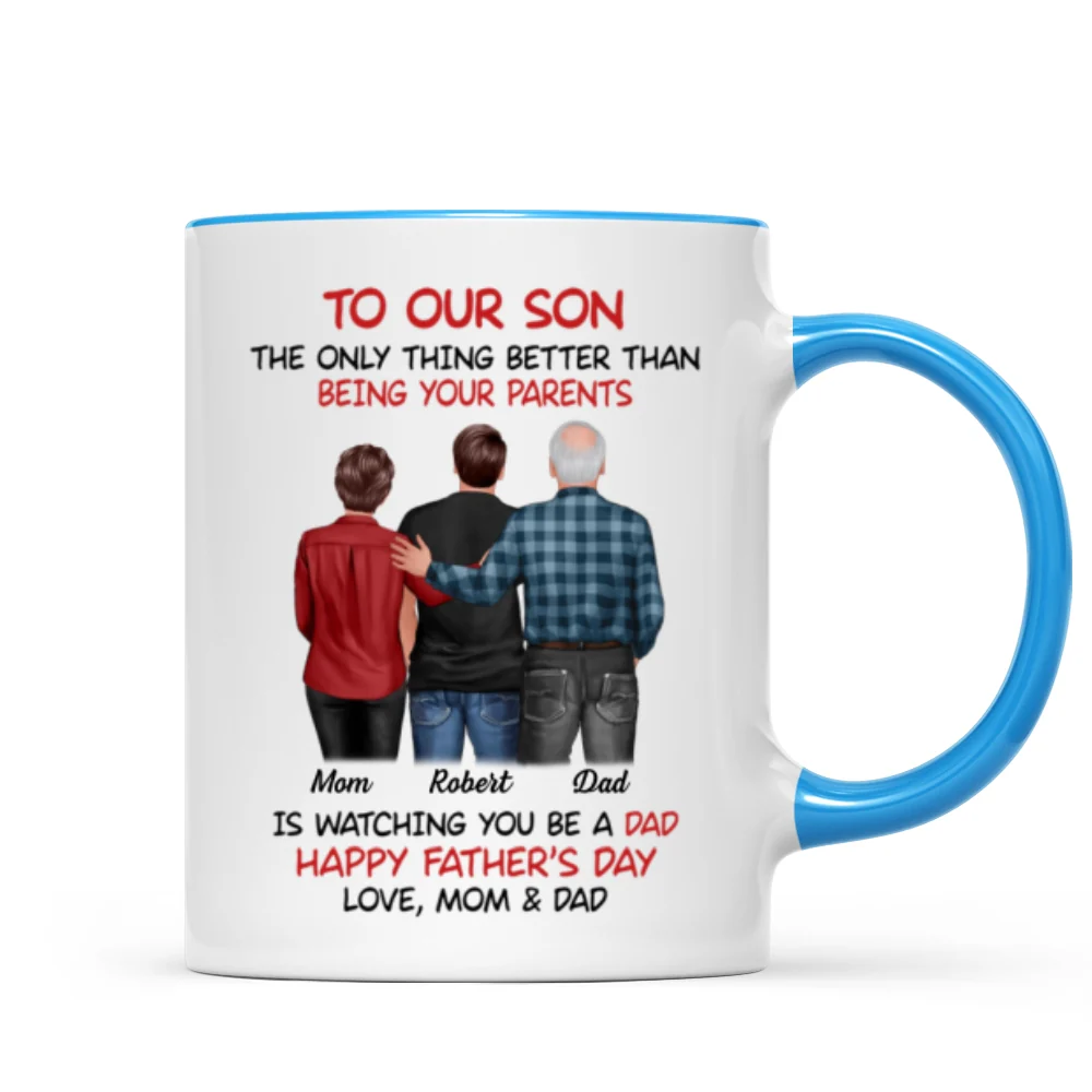 To Our Son From Parents Personalized Mug, Gift For Son - Image 10