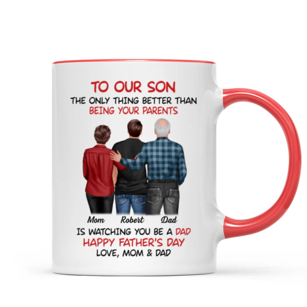 To Our Son From Parents Personalized Mug, Gift For Son - Image 9