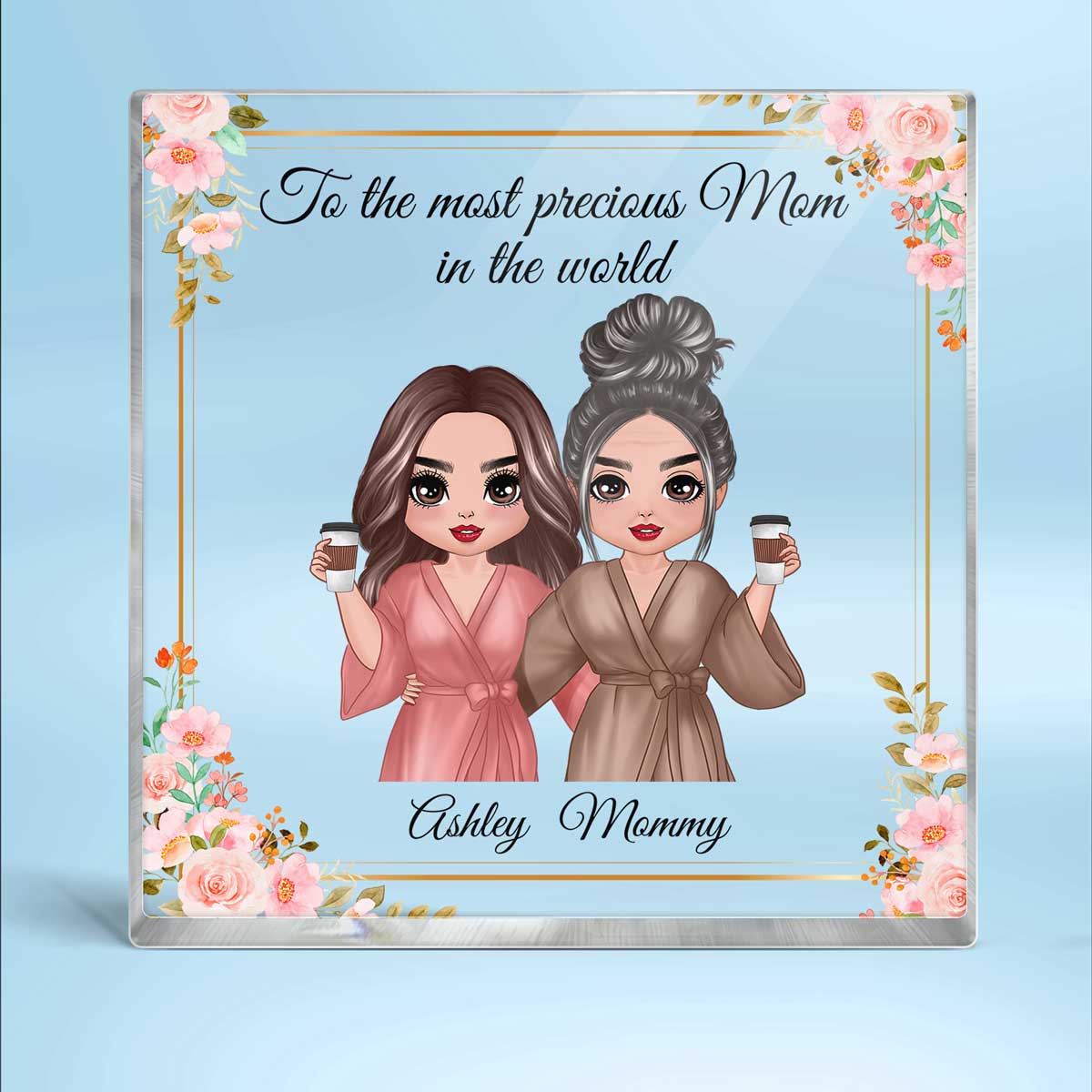 To The Most Precious Mom Mother‘s Day Gift Personalized Acrylic Block Plaque - Image 2