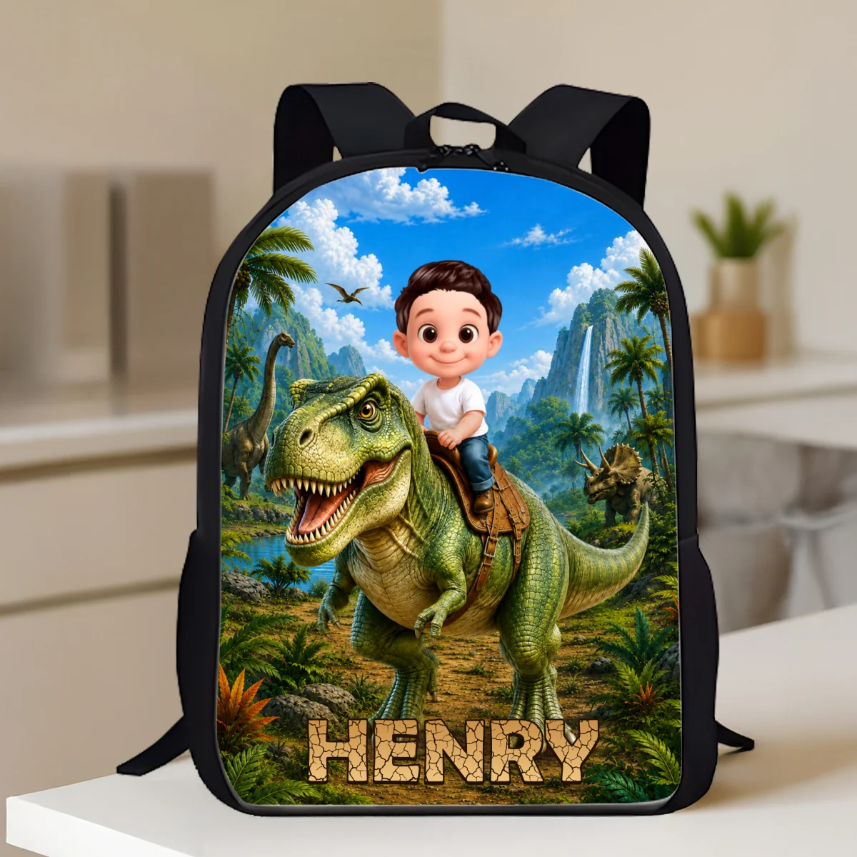 Trending Dinosaur Adventure for Boys Girls - Personalized Backpack - Back to School Backpack for Kids - Image 9