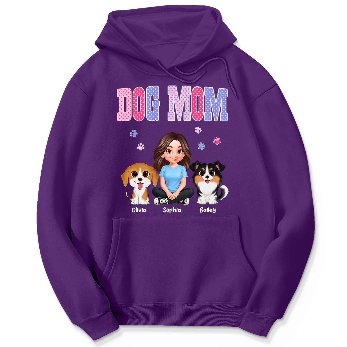 Trending Polka Dot Pattern Spring Summer Vibe Dog Mom - Personalized Shirt - Mother's Day Gift For Dog Mom - Image 10