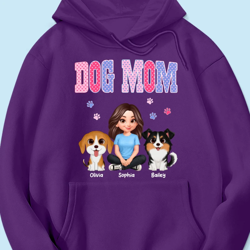 Trending Polka Dot Pattern Spring Summer Vibe Dog Mom - Personalized Shirt - Mother's Day Gift For Dog Mom - Image 53
