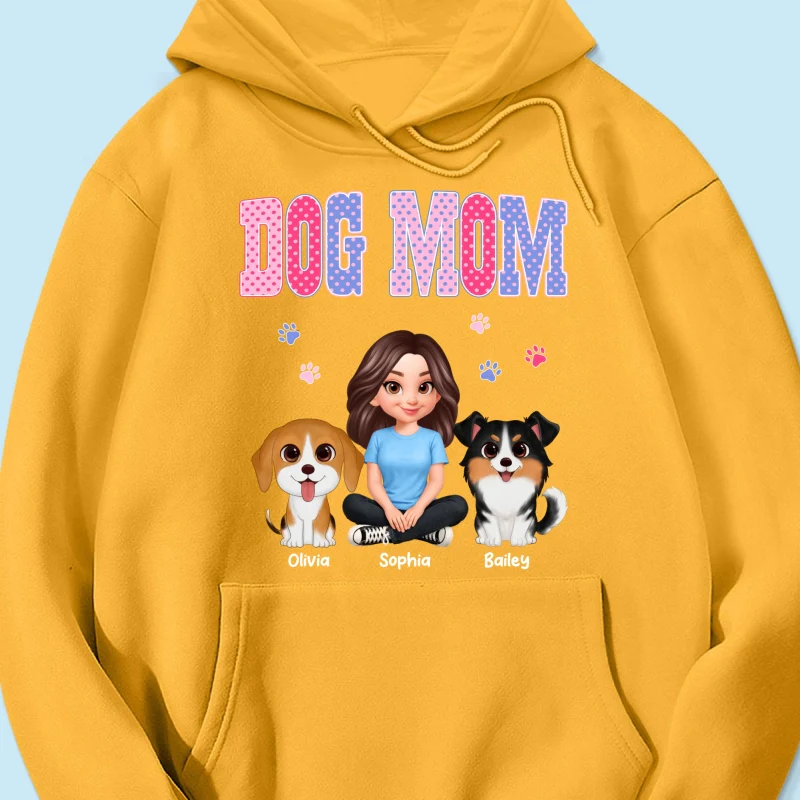 Trending Polka Dot Pattern Spring Summer Vibe Dog Mom - Personalized Shirt - Mother's Day Gift For Dog Mom - Image 62
