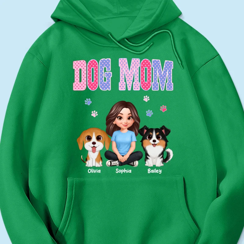 Trending Polka Dot Pattern Spring Summer Vibe Dog Mom - Personalized Shirt - Mother's Day Gift For Dog Mom - Image 63