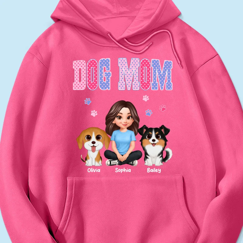 Trending Polka Dot Pattern Spring Summer Vibe Dog Mom - Personalized Shirt - Mother's Day Gift For Dog Mom - Image 64