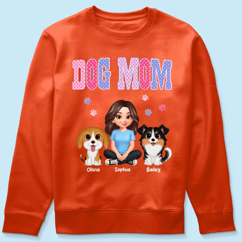 Trending Polka Dot Pattern Spring Summer Vibe Dog Mom - Personalized Shirt - Mother's Day Gift For Dog Mom - Image 72