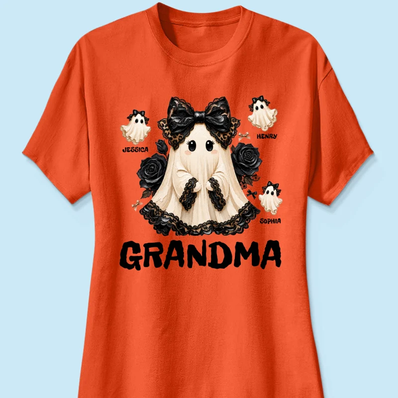 Trendy Boo Grandma Halloween - Personalized Shirt - Gift For Grandma, Nana - Image 13