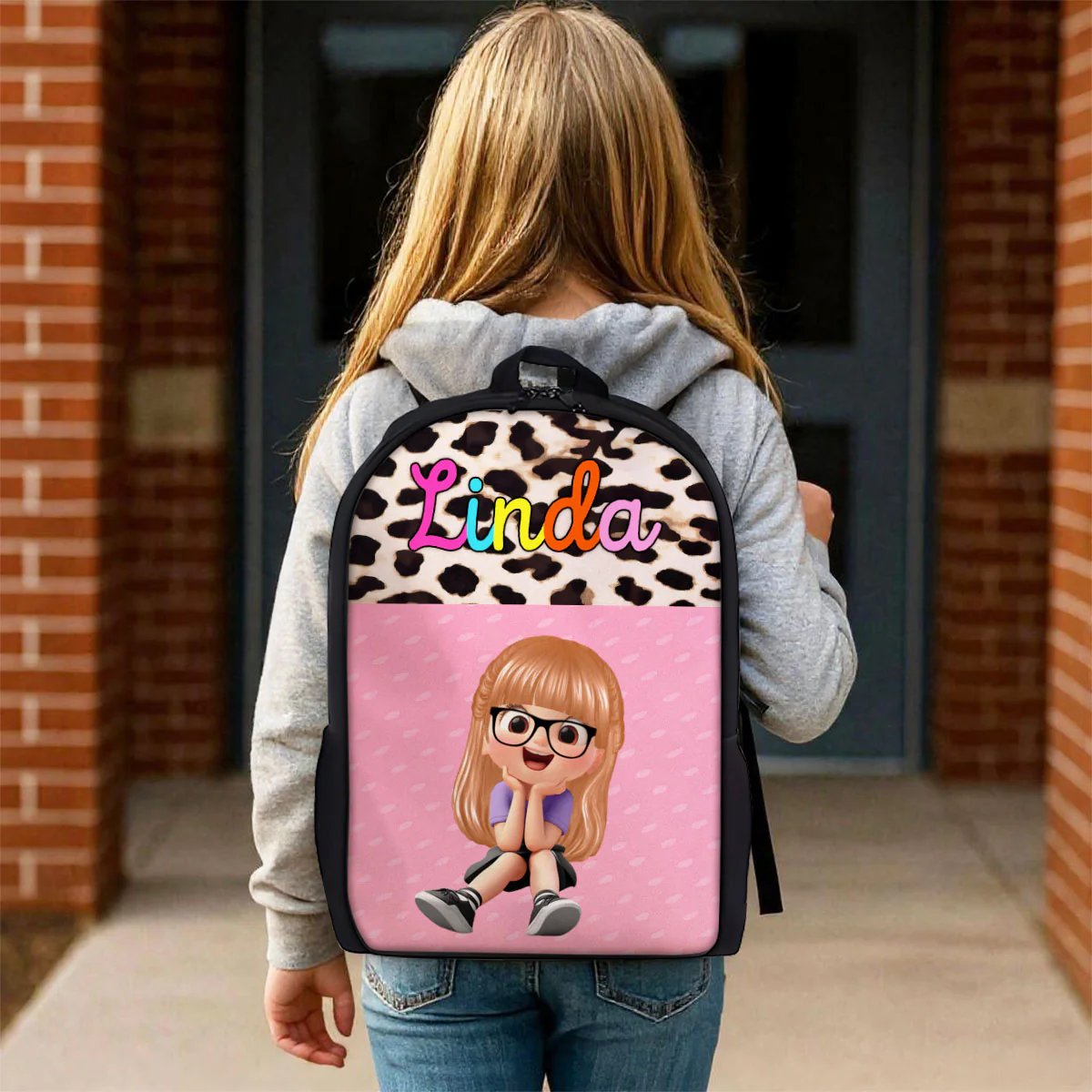 Unicorn, Mermaid, Dinosaur, Space Theme - Personalized Backpack - Back to School Backpack for Kids - Image 3