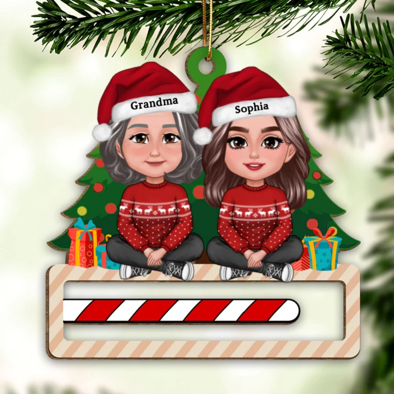 Unique Christmas Gift For Kid Teenage Grandchildren Personalized Wooden Money Holder Ornament - Image 8