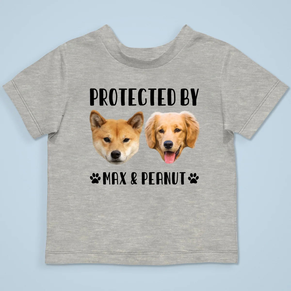 Upload Photo Protected By Pets Personalized Baby Onesie Baby Shirt - Image 18