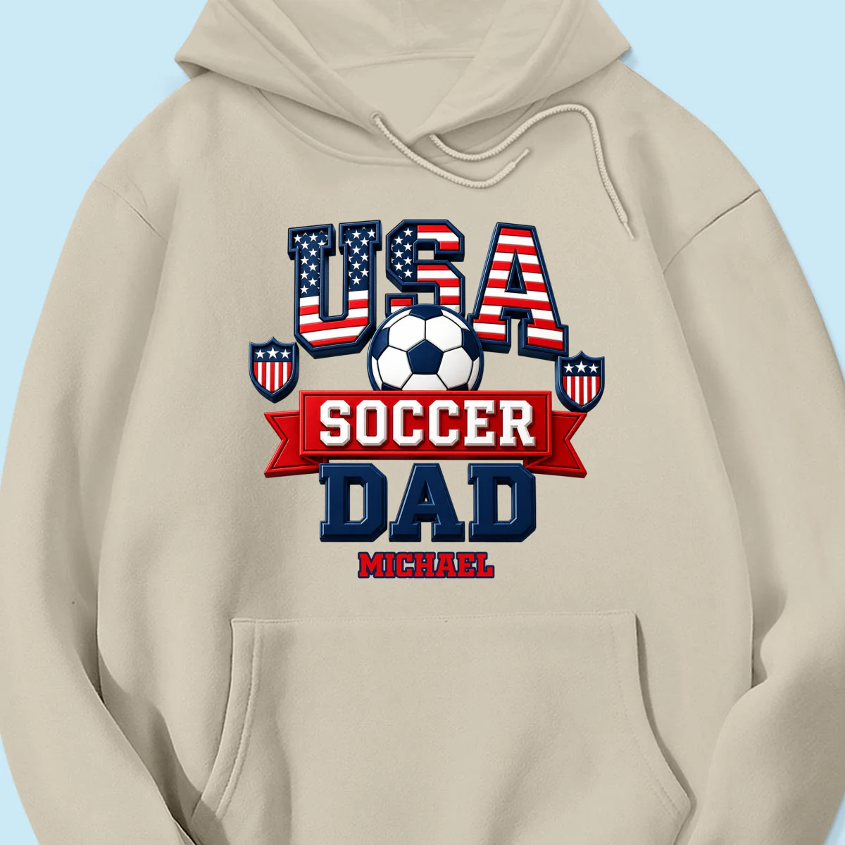 USA Soccer Dad - Personalized Shirt - Gift For Soccer Dad - Image 21