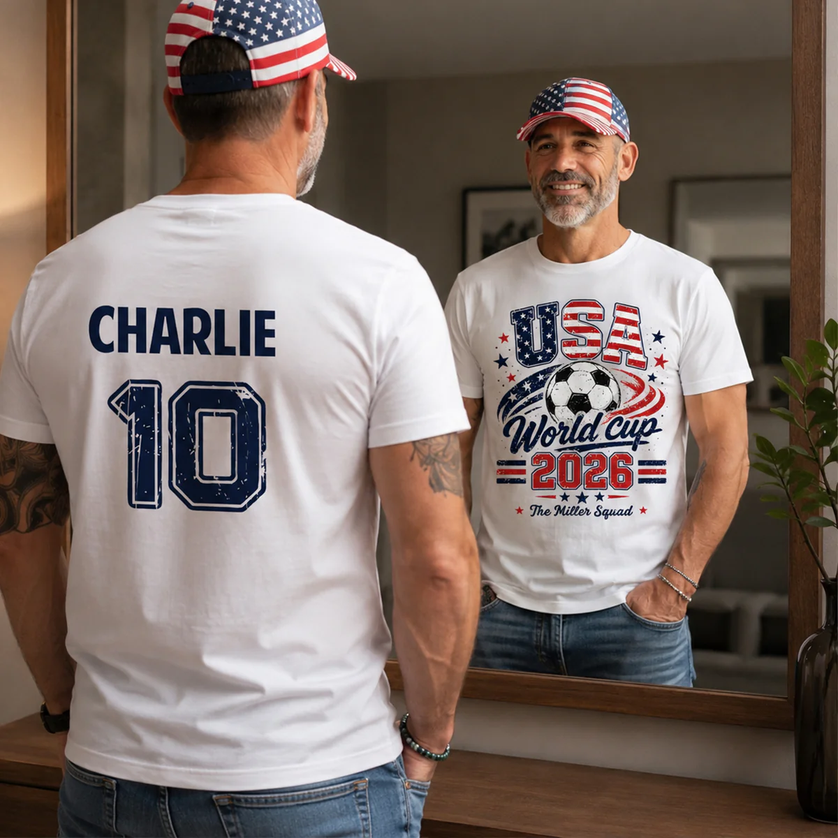 USA World Cup 2026 Family Personalized Matching Shirts - Patriotic USA Soccer Tees - Image 4