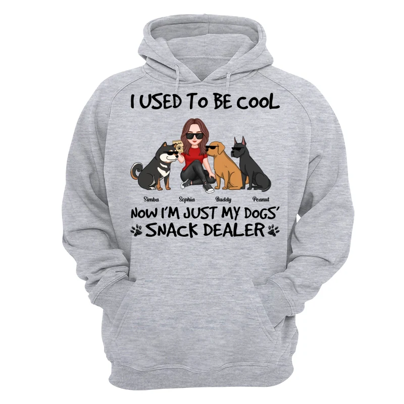Used To Be Cool Now Dogs‘ Snack Dealer Cute Woman & Funny Dog Personalized Shirt - Image 14