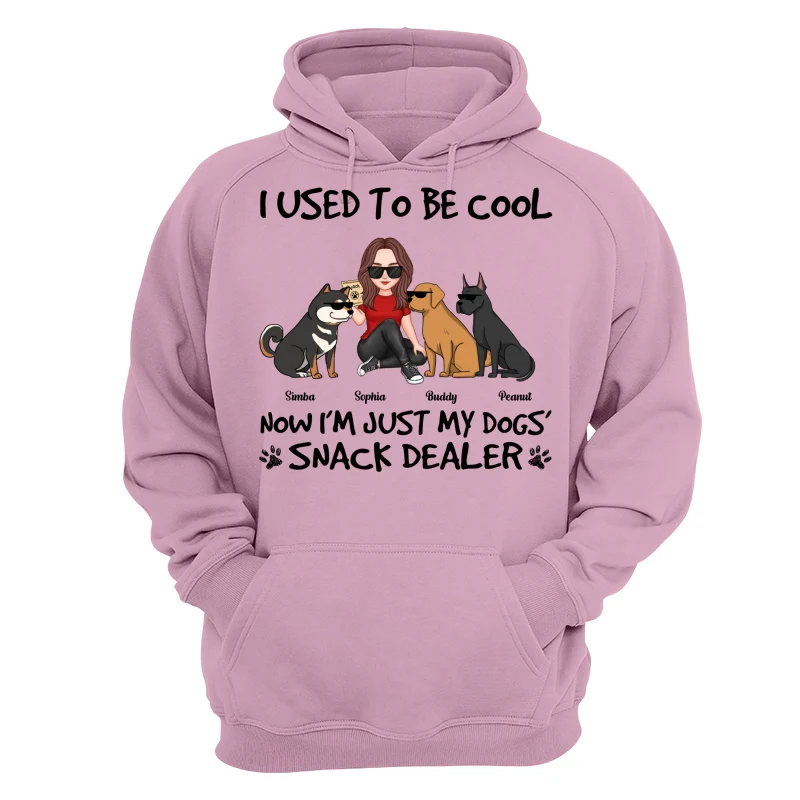 Used To Be Cool Now Dogs‘ Snack Dealer Cute Woman & Funny Dog Personalized Shirt - Image 15