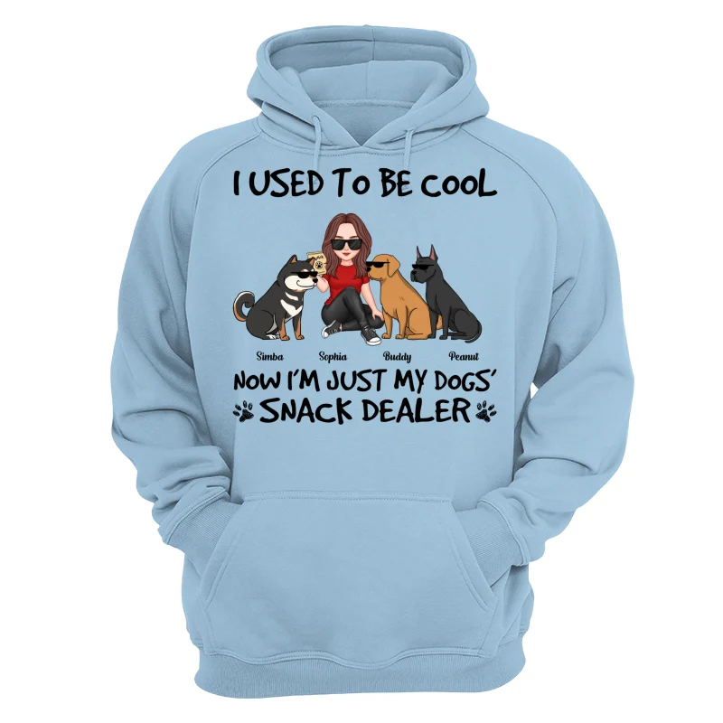 Used To Be Cool Now Dogs‘ Snack Dealer Cute Woman & Funny Dog Personalized Shirt - Image 16
