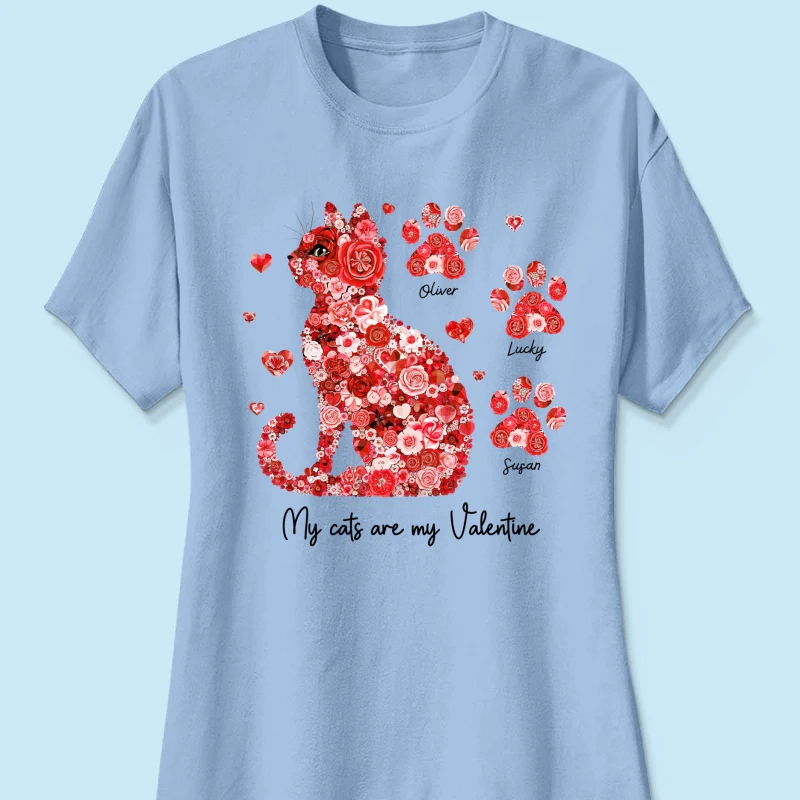 Cat Flower My Cat Is My Personalized Shirt, Gift for Cat Moms - Image 16