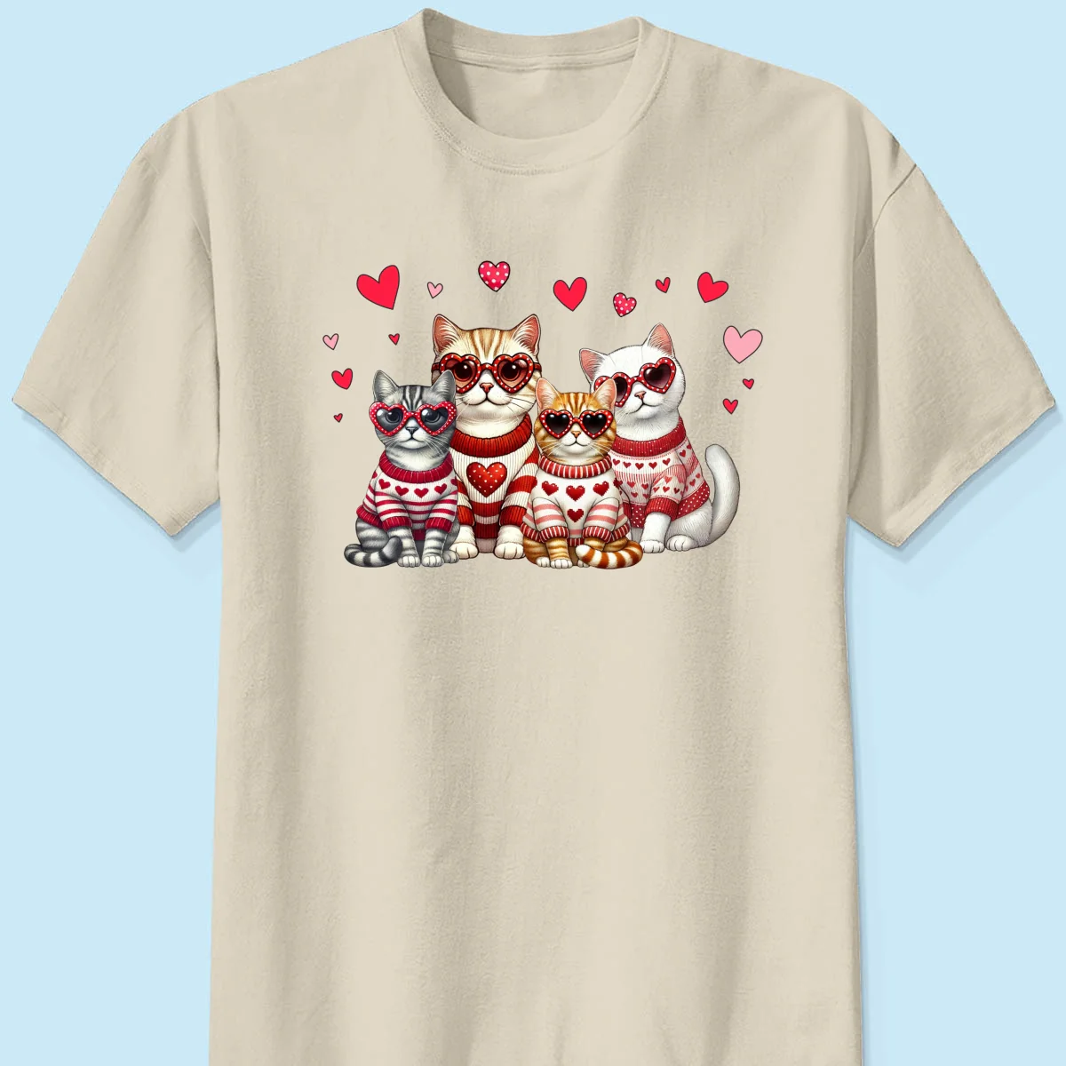 Cat Mom Personalized Shirt, Trendy  Cat Lover Tee, Gift for Cat Moms Cat Dad - Image 12