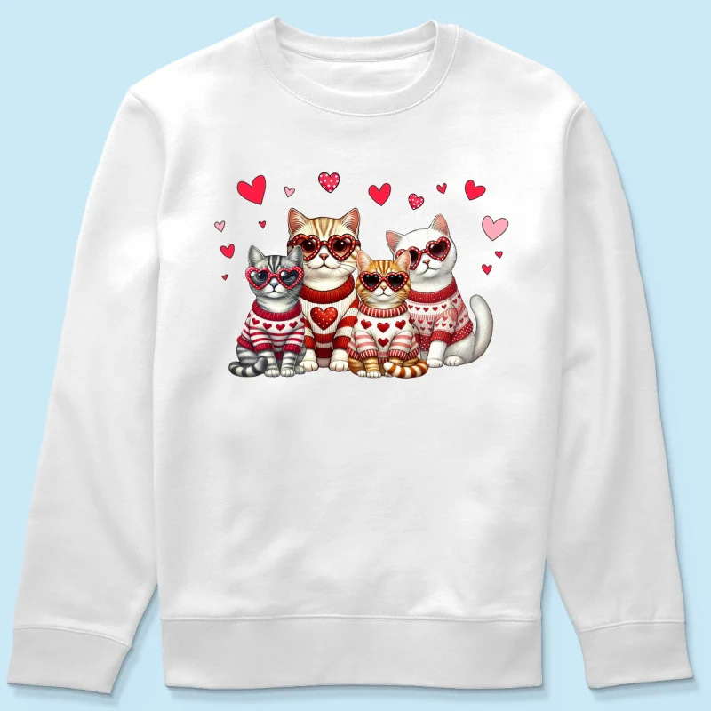 Cat Mom Personalized Shirt, Trendy  Cat Lover Tee, Gift for Cat Moms Cat Dad - Image 20