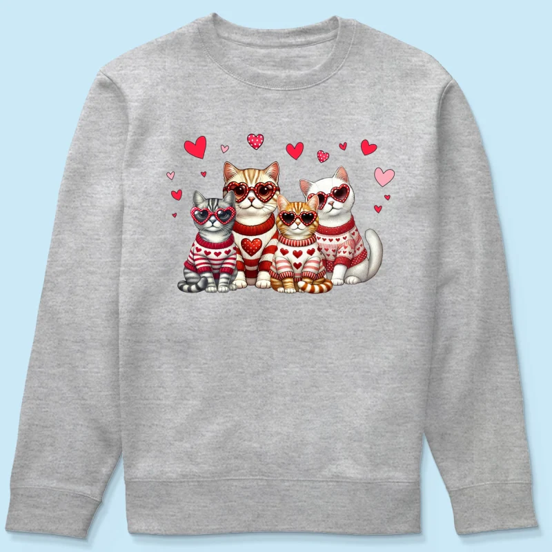 Cat Mom Personalized Shirt, Trendy  Cat Lover Tee, Gift for Cat Moms Cat Dad - Image 21