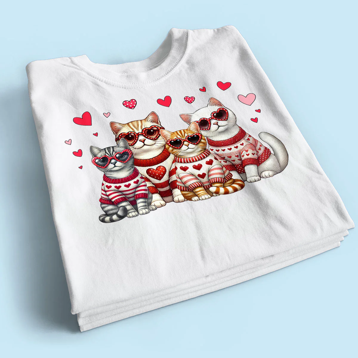 Cat Mom Personalized Shirt, Trendy  Cat Lover Tee, Gift for Cat Moms Cat Dad - Image 4