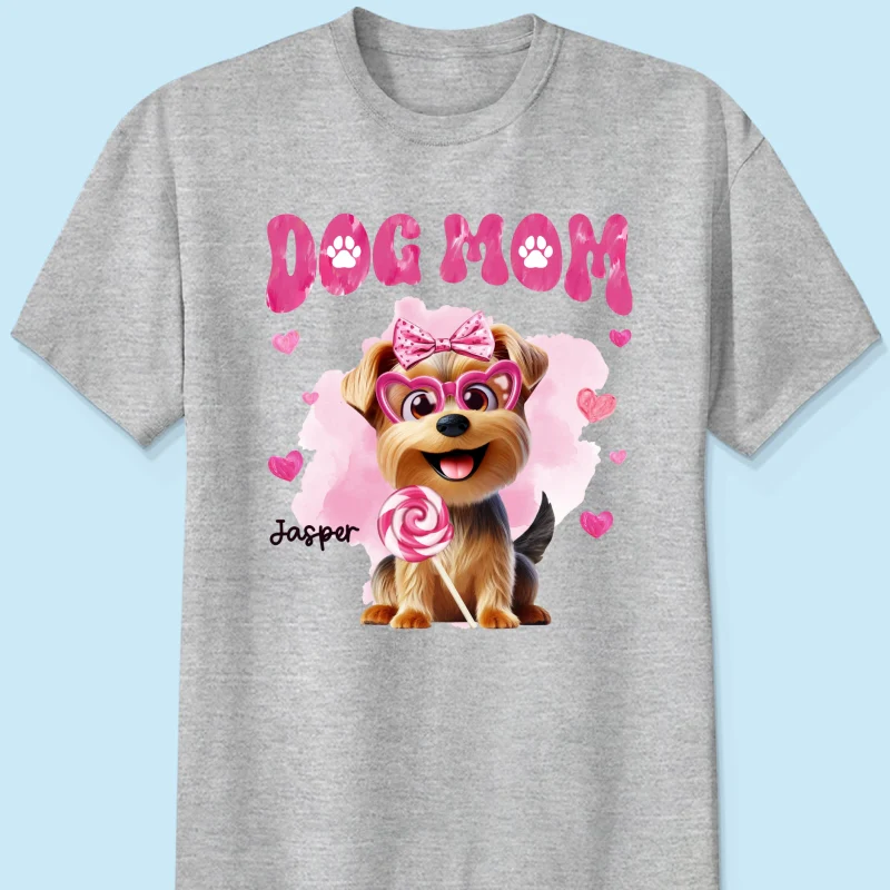 Funny Cartoon Dogs Dog Mom Personalized Shirt,  Gift For Dog Lovers, Dog Moms - Image 10