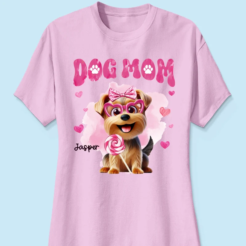 Funny Cartoon Dogs Dog Mom Personalized Shirt,  Gift For Dog Lovers, Dog Moms - Image 15