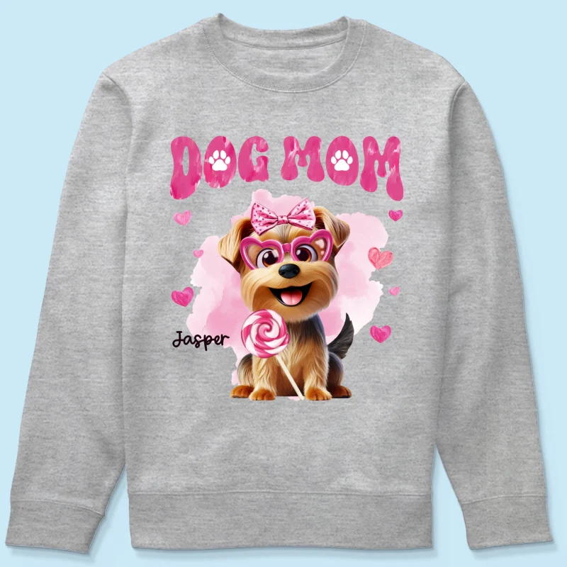 Funny Cartoon Dogs Dog Mom Personalized Shirt,  Gift For Dog Lovers, Dog Moms - Image 21