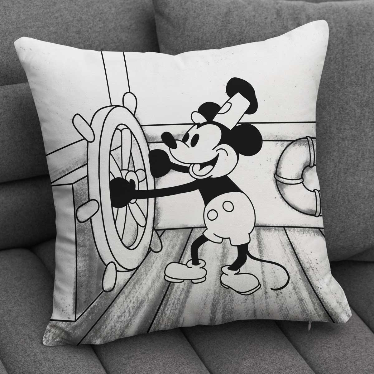 Vintage Famous Cartoon Character Personalized Pillow - Image 3