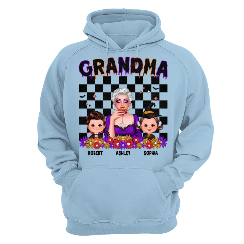 Vintage Grandma Halloween Spooky Vibe Halloween Personalized Shirt - Image 16