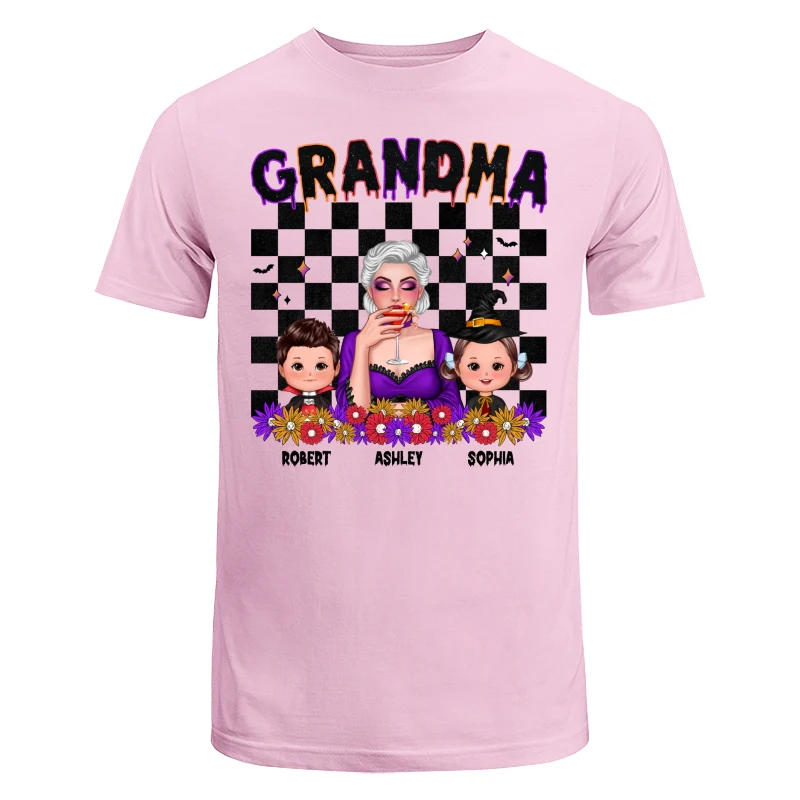 Vintage Grandma Halloween Spooky Vibe Halloween Personalized Shirt - Image 7