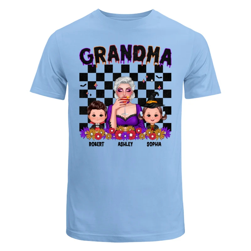 Vintage Grandma Halloween Spooky Vibe Halloween Personalized Shirt - Image 8