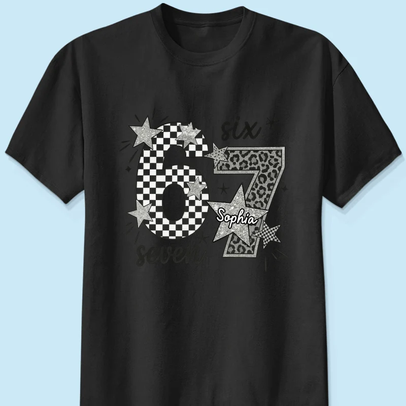 Viral Six Seven 67 Gen Z Funny Teen Slang - Personalized Shirt - Christmas Gift for Daughter, Son, Grandkids - Image 10