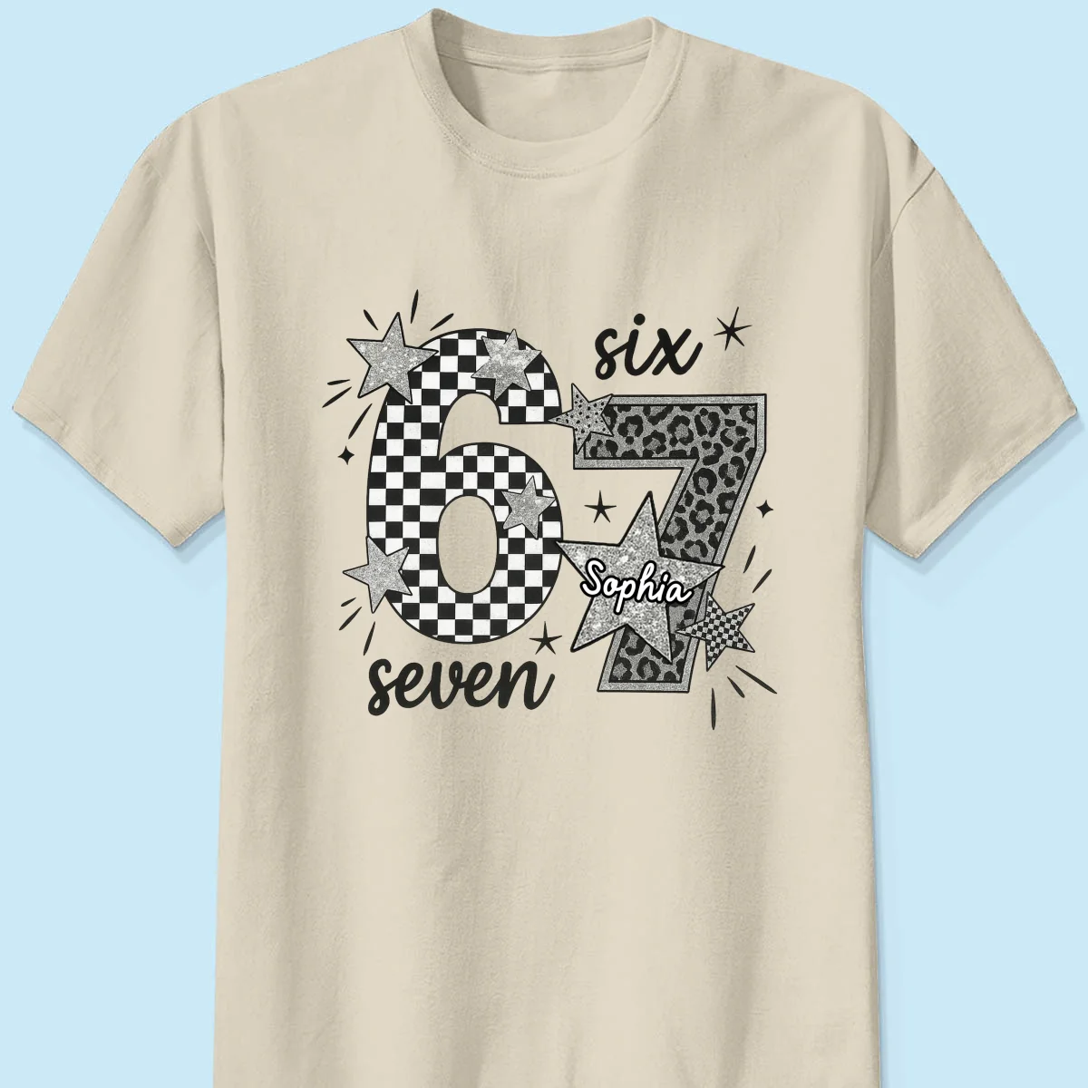 Viral Six Seven 67 Gen Z Funny Teen Slang - Personalized Shirt - Christmas Gift for Daughter, Son, Grandkids - Image 19