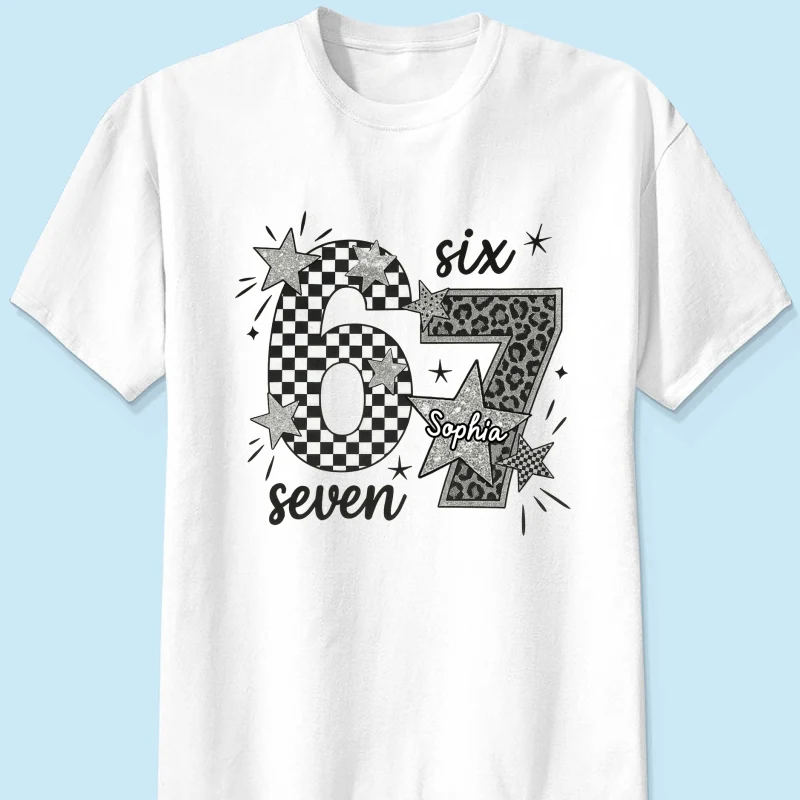 Viral Six Seven 67 Gen Z Funny Teen Slang - Personalized Shirt - Christmas Gift for Daughter, Son, Grandkids - Image 20
