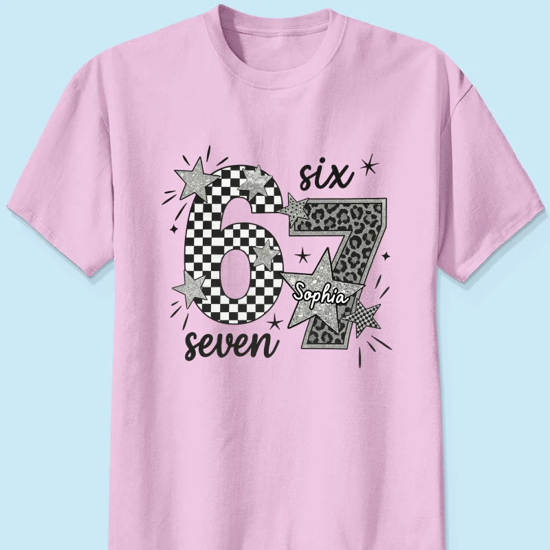 Viral Six Seven 67 Gen Z Funny Teen Slang - Personalized Shirt - Christmas Gift for Daughter, Son, Grandkids - Image 22
