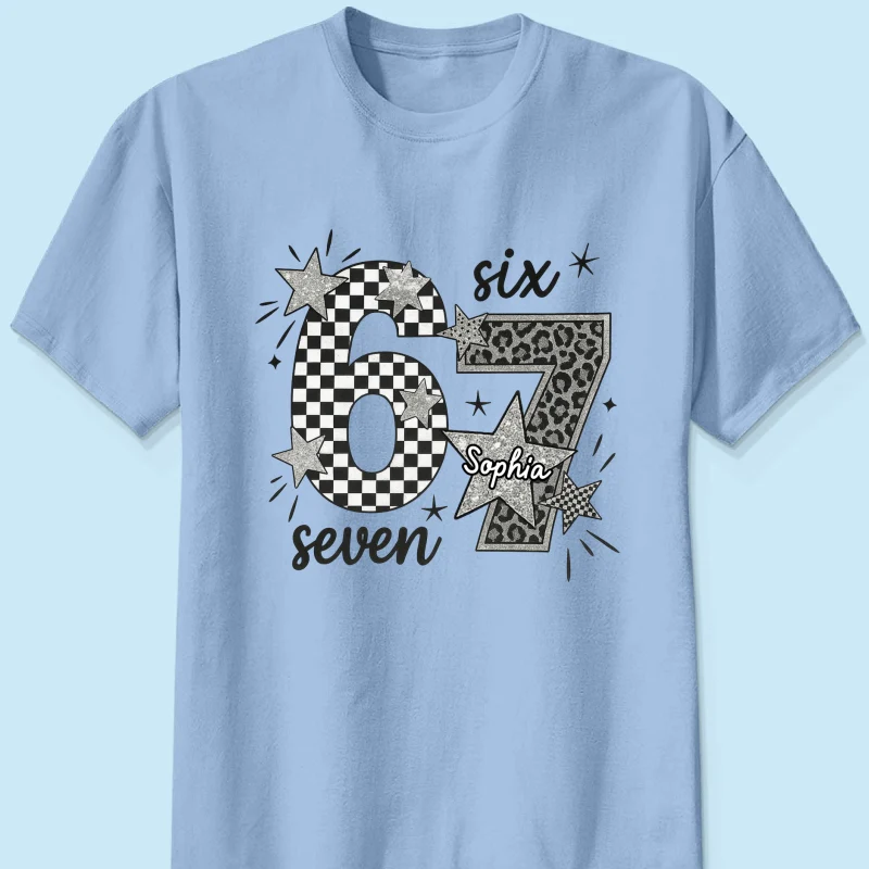 Viral Six Seven 67 Gen Z Funny Teen Slang - Personalized Shirt - Christmas Gift for Daughter, Son, Grandkids - Image 23