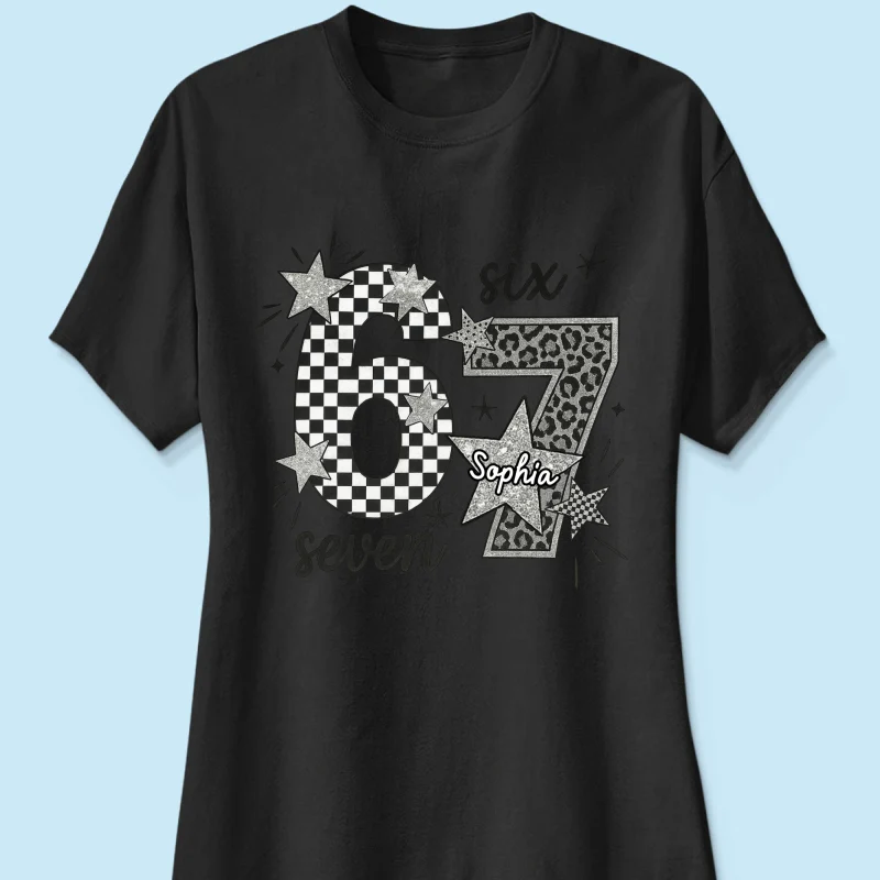 Viral Six Seven 67 Gen Z Funny Teen Slang - Personalized Shirt - Christmas Gift for Daughter, Son, Grandkids - Image 29