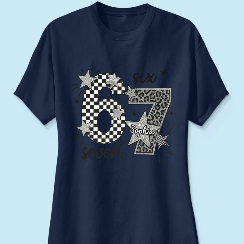 Viral Six Seven 67 Gen Z Funny Teen Slang - Personalized Shirt - Christmas Gift for Daughter, Son, Grandkids - Image 30