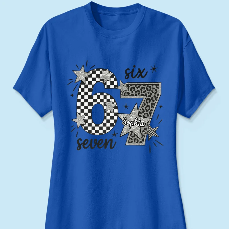 Viral Six Seven 67 Gen Z Funny Teen Slang - Personalized Shirt - Christmas Gift for Daughter, Son, Grandkids - Image 34
