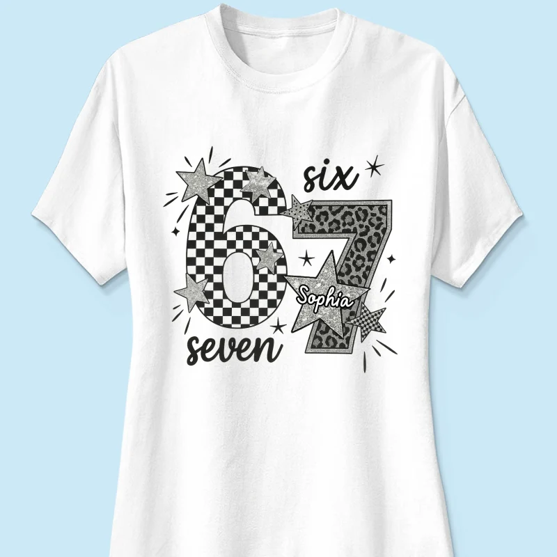 Viral Six Seven 67 Gen Z Funny Teen Slang - Personalized Shirt - Christmas Gift for Daughter, Son, Grandkids - Image 37