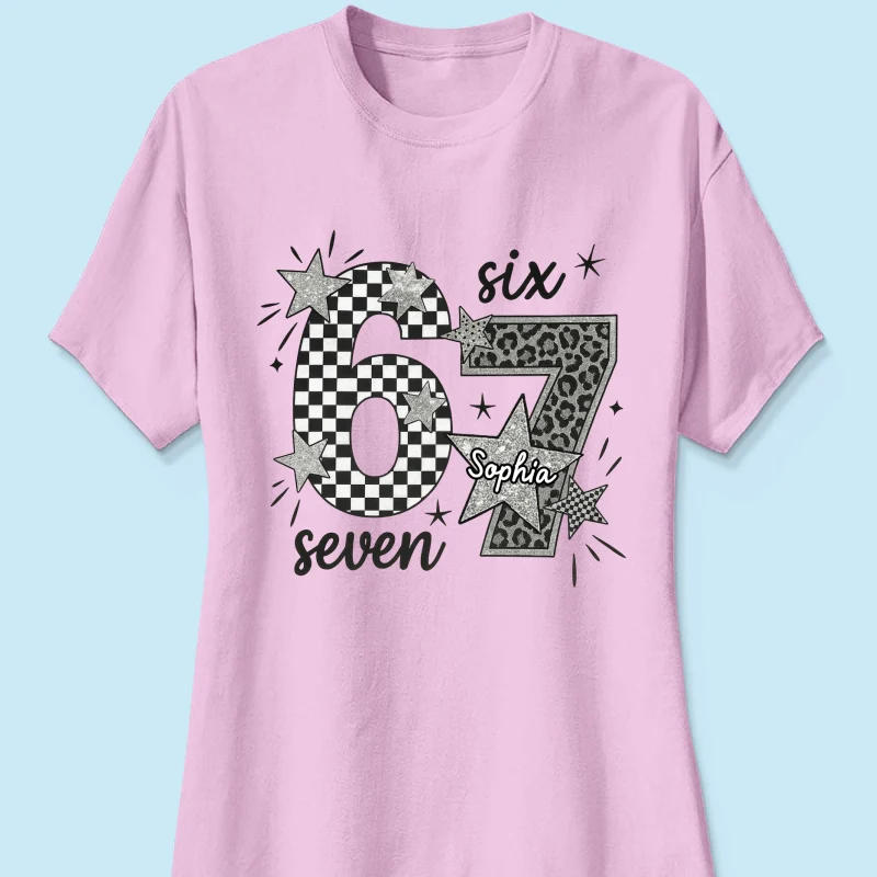 Viral Six Seven 67 Gen Z Funny Teen Slang - Personalized Shirt - Christmas Gift for Daughter, Son, Grandkids - Image 39
