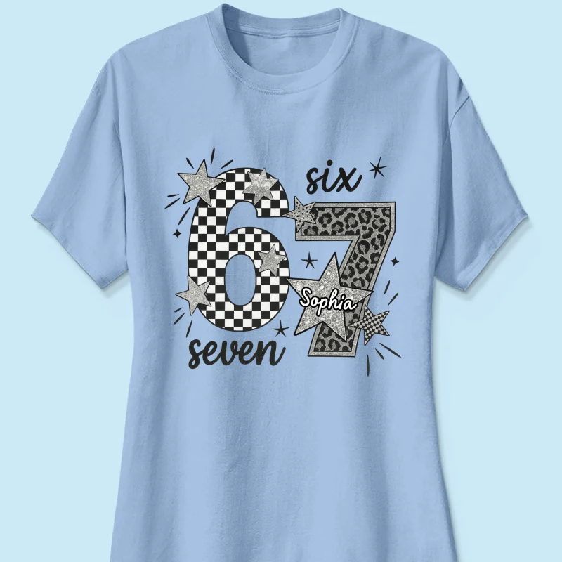 Viral Six Seven 67 Gen Z Funny Teen Slang - Personalized Shirt - Christmas Gift for Daughter, Son, Grandkids - Image 40