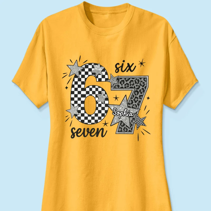 Viral Six Seven 67 Gen Z Funny Teen Slang - Personalized Shirt - Christmas Gift for Daughter, Son, Grandkids - Image 41