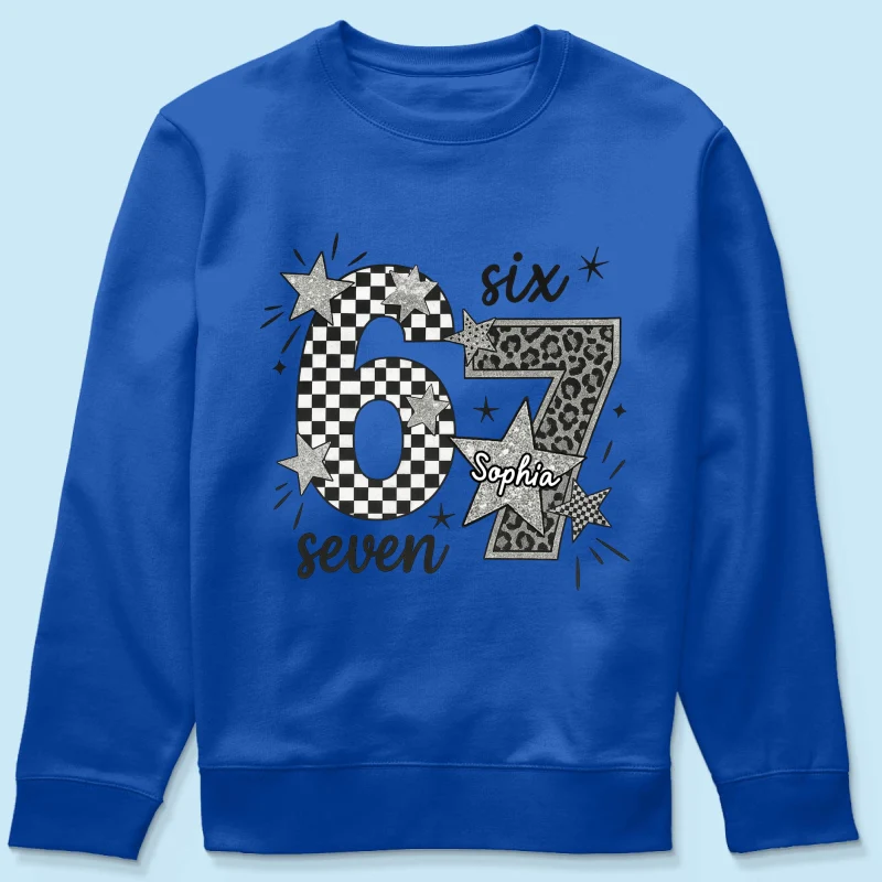 Viral Six Seven 67 Gen Z Funny Teen Slang - Personalized Shirt - Christmas Gift for Daughter, Son, Grandkids - Image 47